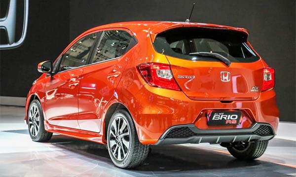 Eksterior Belakang New Honda Brio RS di Malang
