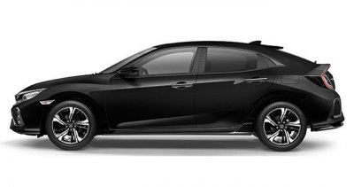 Warna Crystal Black Pearl Honda Civic Hatchback Malang