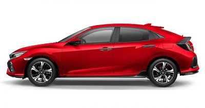 Warna Ralley Red Honda Civic Hatchback Malang