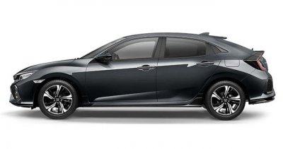 Warna Modern Steel Metallic Honda Civic Hatchback Malang